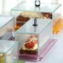 Coffrets et boîtes - Présentoir à gâteaux en verre Dôme orange safran - MYGLASSSTUDIO