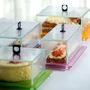 Coffrets et boîtes - Présentoir à gâteaux en verre Dôme orange safran - MYGLASSSTUDIO