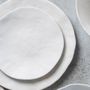 Couverts & ustensiles de cuisine - Nature Shape Smooth White Salad Plate 22cm - EGG BACK HOME