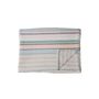 Throw blankets - Stripy Handwoven Natural Dye Cotton Throw - OCK POP TOK