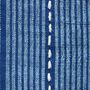 Throw blankets - Stripy Handwoven Natural Dye Cotton Throw - OCK POP TOK