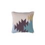 Fabric cushions - Handwoven Interlocking Tapestry Cotton Cushion Cover - OCK POP TOK