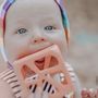 Jouets enfants - Hochet cube de dentition en silicone (5 coloris) - BABIREVA