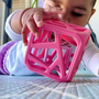 Toys - Silicone teething cube rattle - BABIREVA