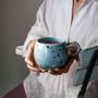 Coffee and tea - Party Blue Ball Mug - EGG BACK HOME