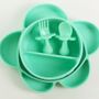 Children's mealtime - 4-piece silicone children's meal set - BABIREVA