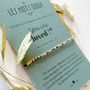 Jewelry - Morse coded bracelet : You are loved - LES MOTS DOUX