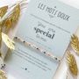 Jewelry - Morse coded bracelet : You are special to me - LES MOTS DOUX