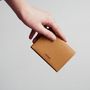 Leather goods - CARD HOLDER 1 FLAP - Recycled Leather - MAISON ORIGIN