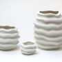 Objets design - Photophore/vase AYA en biscuit de porcelaine H=6,5cm, D=10cm - YLVAYA DESIGN