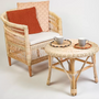 Coffee tables - Vintage rattan round coffee table - Eria - HYDILE