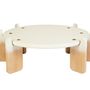 Coffee tables - Ipanema Coffee Table in Natural Limed Oak With Gradient Effect and Bronze Details - DUISTT
