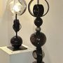 Objets de décoration - Lampe SATURNE Tulipe noire - ATELIER GARCIA