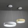 Hanging lights - Pendant light/AURORA S/Bronze/Ø60x10 cm/Cable 130 cm/36W/3240 Lm/3000°K - SEEREP