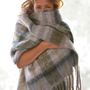Throw blankets - Feroe woolen mix shawls and throws - LA MAISON DE LILO