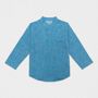 Children's apparel - BOY'S LINEN SHIRT AZAD - JULES & JULIETTE PARIS