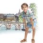 Children's apparel - BOY'S SHIRT COLIN, 100% Cotton - JULES & JULIETTE PARIS