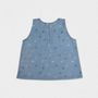 Children's apparel - GIRL'S BLOUSE - FLEUR, for Girls & Baby Girls - JULES & JULIETTE PARIS