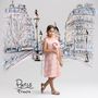 Children's apparel - GIRL'S DRESS - BECCA, for Girls & Baby Girls - JULES & JULIETTE PARIS