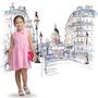 Children's apparel - GIRL'S FESTIVE DRESS - DANIELLA - JULES & JULIETTE PARIS