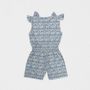 Children's apparel - GIRL'S JUMPSUIT - BRENDA, 100% Cotton - JULES & JULIETTE PARIS