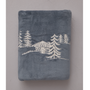 Throw blankets - Alpine Chalet Fleece Throw - SYLVIE THIRIEZ