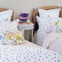 Linge de lit - Housse de couette COEURS BLEU - D.PORTHAULT