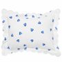 Linge de lit - Housse de couette COEURS BLEU - D.PORTHAULT