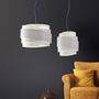 Hanging lights - 5-light suspension/BEA/Polilux™/Metallic red/5x MAX 30W E27/Without lamp (s) - SEEREP