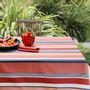 Linge de table textile - Nappe enduite Oleta Terracotta (plusieurs tailles disponibles) - LA MAISON JEAN-VIER