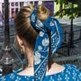 Hair accessories - SUNDAR - COTTON BANDANA INDIGO BLUE - JAMINI BY USHA BORA