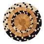 Decorative objects - Modern Minimalist Woven Bowl - 31” Checkered Banana Bark - DO NOT USE - ALL ACROSS AFRICA