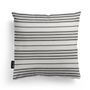 Fabric cushions - Souraide Cushion Cover Ecru and Black - LA MAISON JEAN-VIER