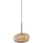 Suspensions - Mono Suspension Galet Ambre/Chrome - MOSS SERIES