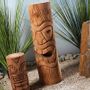 Objets de décoration - Statue Tiki en plante de cocotier - DECORIALE BY P&C