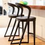 Kitchens furniture - Udi bar chair black - ARIANESKÉ