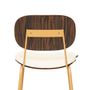 Desk chairs - Esco chair gold - ebony - ARIANESKÉ