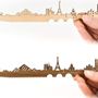 Other wall decoration - Skyline Silhouette - JE SUIS ART