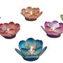Decorative objects - Mother-of-pearl lotus tealight - LA COMMANDERIE