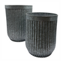 Pots de fleurs - Jardinières en zinc de différentes tailles et conceptions - BY ROOM