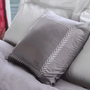 Bed linens -  Luxury Duvet Cover Set, Daphness Collection, Royal Gray - CROWN GOOSE
