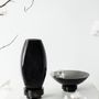 Vases - Innovative modern vases and bowl, top design, black high end glass of 9mm, Belgian brand - ELEMENT ACCESSORIES
