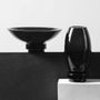 Vases - Vases et bol modernes innovants, design haut de gamme, verre noir luxueux de 9mm - ELEMENT ACCESSORIES