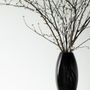Vases - Series de vases et bol modernes innovants, design haut de gamme, verre noir luxueux de 9mm - ELEMENT ACCESSORIES