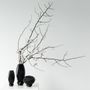 Vases - Innovative modern vases and bowl, top design, black high end glass of 9mm - ELEMENT ACCESSORIES