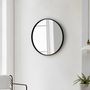 Miroirs - Miroir rond noir Vasto 24" - MH LONDON