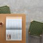 Chairs - OOO Stool – Olive Green/Leather Webbing - TAIWAN CRAFTS & DESIGN