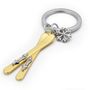 Gifts - Key Chain Ski with snowflake - METALMORPHOSE