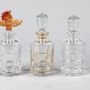 Parfums pour soi et eaux de toilette - FLACON A PARFUM LONG S/PIED (S) EMPIRE INCRUSTE OR (180 ML) - CRISTAL DE PARIS