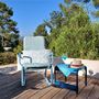 Lawn armchairs - Seat cushion - Françoise Initiale range model - customizable outdoor seat to decorate the Rocking Chair from the Luxembourg range - SOFTLANDING